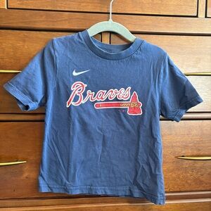 Boys Atlanta Braves Baseball TShirt Acuna Jr. Number 13 sz 4t